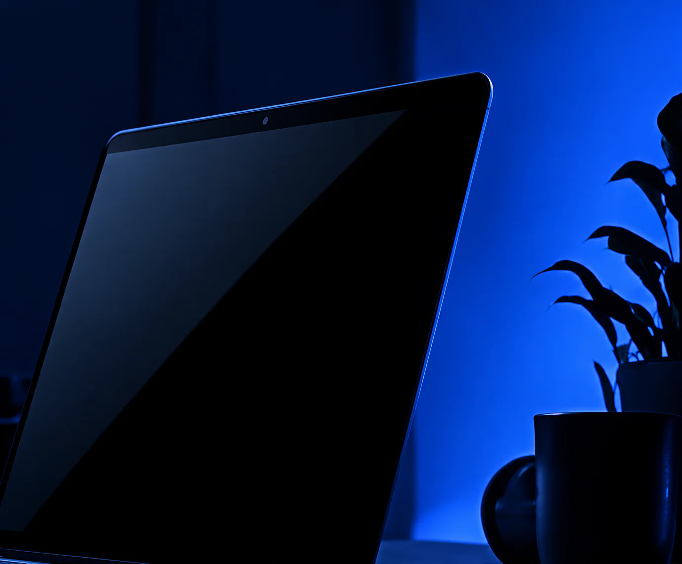 Notebook em ambiente de trabalho